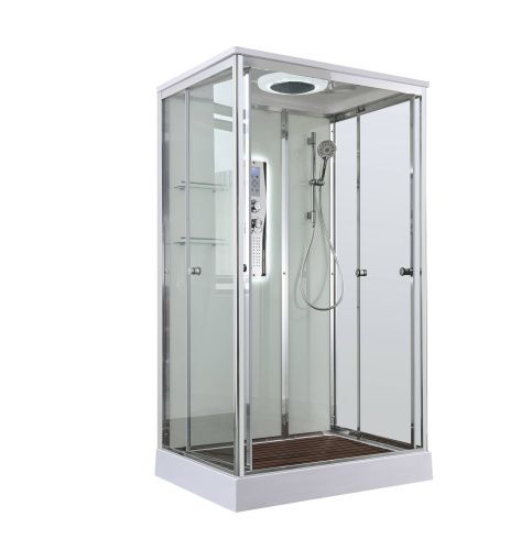 Душевая кабина AvaCan V V2012LED 120х90 прямоугольная с крышей ориентация универсальная