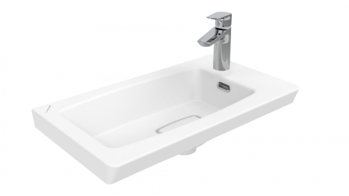 Раковина из сантехнического фарфора Creavit Memory MY060-00CB00E-0000 60х30 накладная цвет белый
