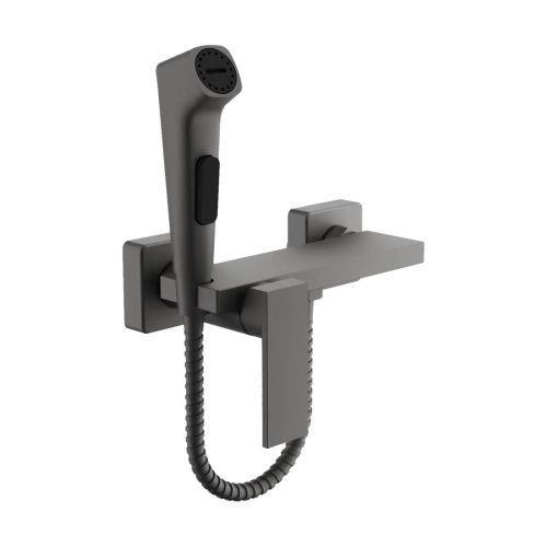 Гигиенический душ со смесителем Belz B55653-3 оружейная сталь