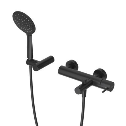 Смеситель Cezares LEAF LEAF-VD-L-NOP настенный черный