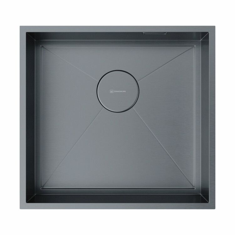Кухонная мойка Omoikiri Kasen 4997058 50х45 цвет вороненая сталь
