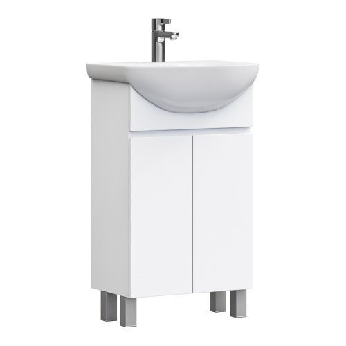 Тумба под раковину Vigo Wing tn.WIN.BAL.50.2D белый 50х30 напольная цвет белый