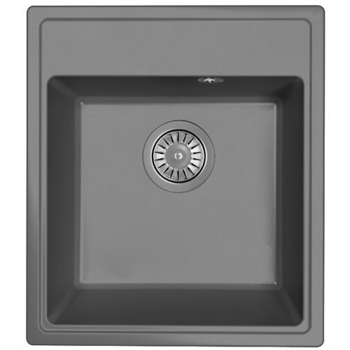 Кухонная мойка Dr.Gans Оливия 420 25.150.B0420.410 50х40 цвет серый поверхность матовая