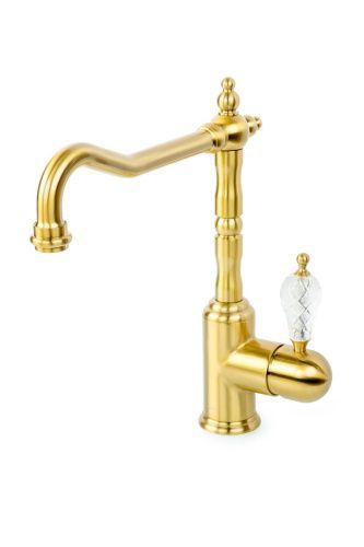 Смеситель для кухни Boheme Kitchen 101-CRST на мойку бронза