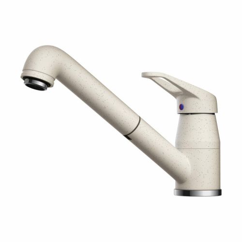 Смеситель для кухни Omoikiri Tateyama-S 4994139 на мойку белый/хром