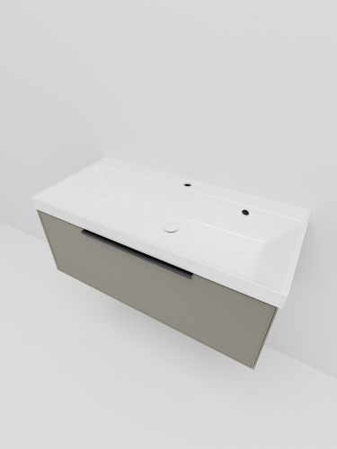 Тумба с раковиной La Fenice SIMPLA NFNC-01-SIM-C-100-3-100 100х50 подвесная цвет бежевый