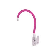 Смеситель для кухни RavSlezak AMUR AM719.5/10R на мойку розовый