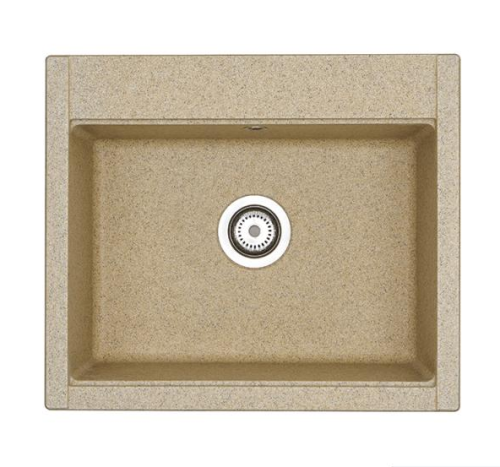 Кухонная мойка Aquaton Делия 1A715232LD220 60х50 цвет бежевый поверхность матовая