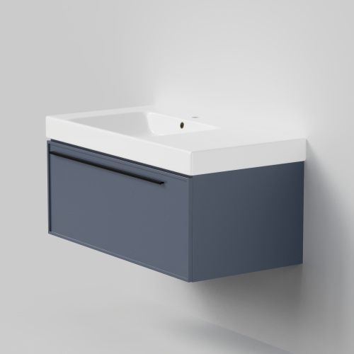 Тумба с раковиной La Fenice ELBA NFNC-01-ELB-BG-90-3-90L 90х50 подвесная цвет синий