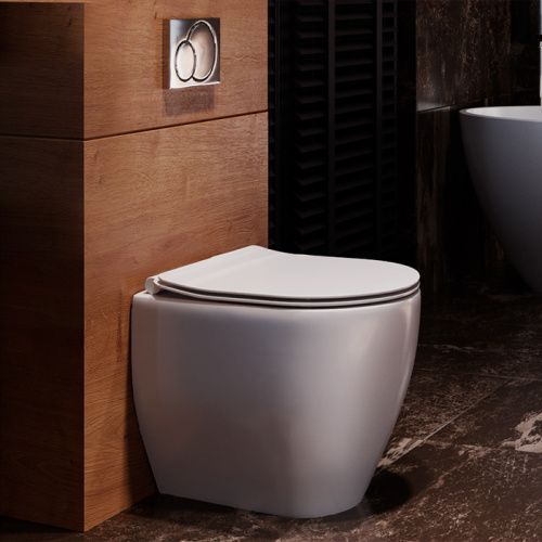 Чаша унитаза приставная Kerasan FLO 311001 цвет белый без сиденья