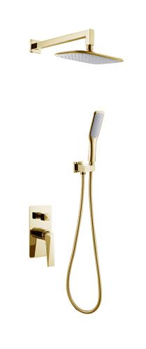 Душевая система Boheme Venturo 384 встраиваемая в стену цвет золото