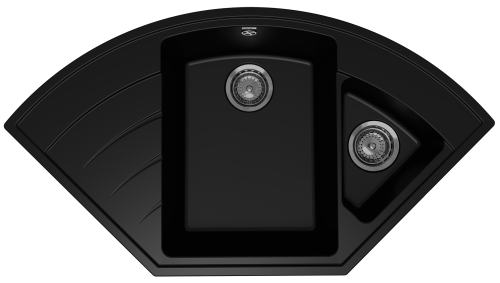 Кухонная мойка Ulgran Quartz Marta 1000-07 100х55 цвет черный
