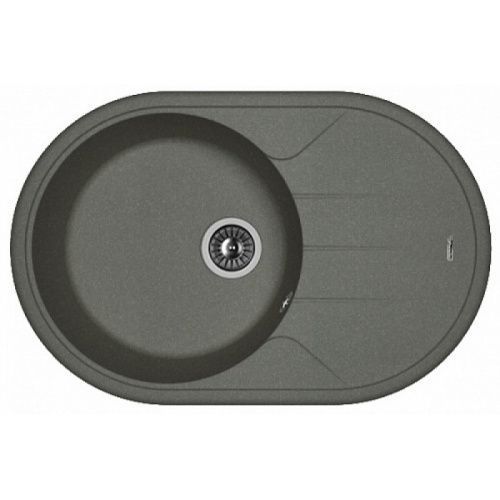 Кухонная мойка Florentina Лотос 780 20.295.C0780.102 80х50 цвет серый поверхность матовая