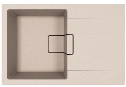 Кухонная мойка Florentina Ривьера 780 20.480.C0780.104 80х50 цвет бежевый поверхность матовая