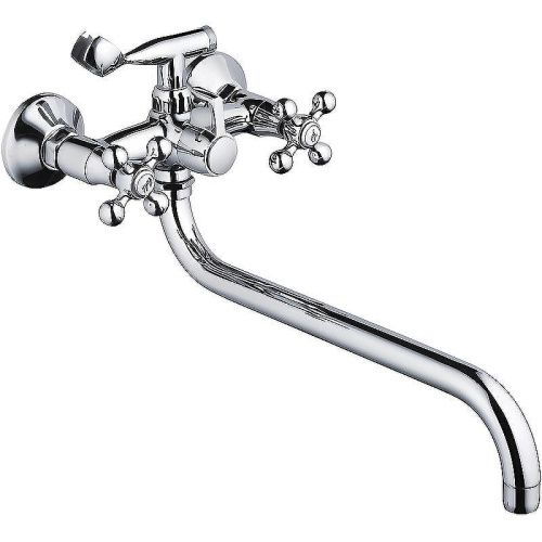 Смеситель для ванны и душа Haiba HB19 HB2619-2 настенный хром