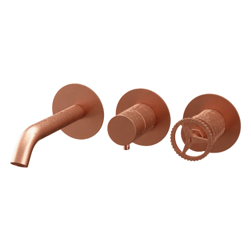 Смеситель для ванны Remer Chrono CH54D2PRP встраиваемый в стену медь