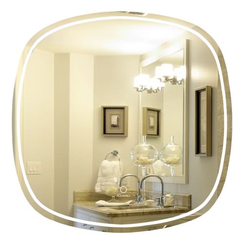 Зеркало с подсветкой Azario Vilnius AZ-Z-015CS 60х60 подвесное