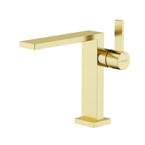 Смеситель Sancos Linn SC9019BG на раковину золото