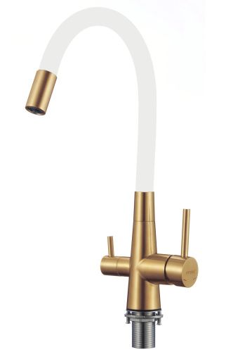 Смеситель для кухни Fmark FS1062-C02 на мойку золото