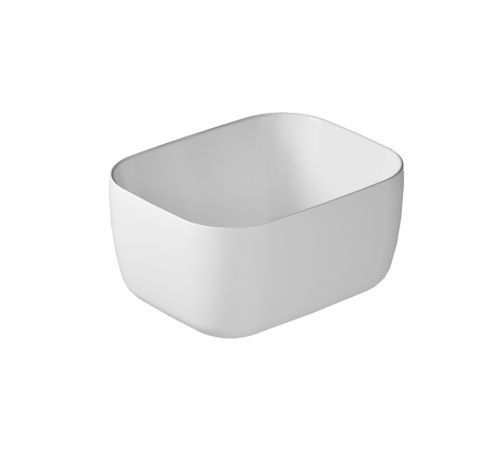 Раковина из сантехнического фарфора Galassia Lola 7500 50х40 накладная цвет белый