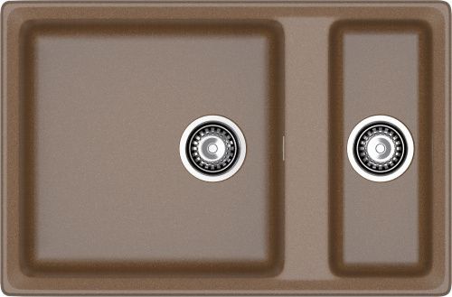 Кухонная мойка Granfest Level LV-760K терракот 75х50 цвет коричневый поверхность матовая