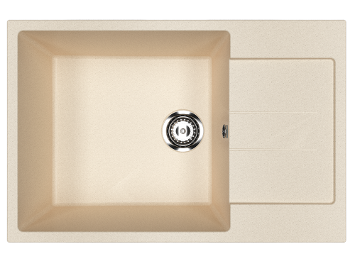 Кухонная мойка Ulgran Classic U-602-328 75х50 цвет бежевый
