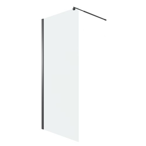 Душевая перегородка Niagara Eco NG-551-90BLACK 90х190 стекло прозрачное профиль черный