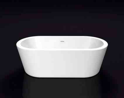 Ванна акриловая BelBagno BB12-1775 180х80 отдельностоящая овальная с ножками