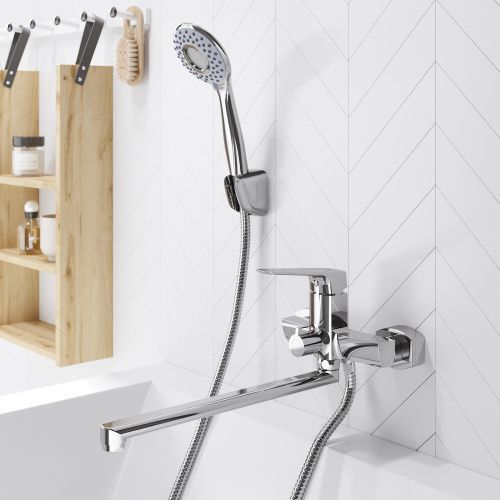 Смеситель для ванны Tokito SENDAL TOK-SEN-1015 настенный хром