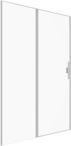 Душевая дверь Allen Brau Priority 3.31032.BA 120х200 стекло прозрачное профиль серебро