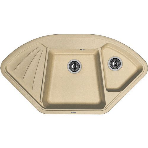 Кухонная мойка Florentina Капри 20.185.J1060.104 105х60 цвет бежевый поверхность матовая