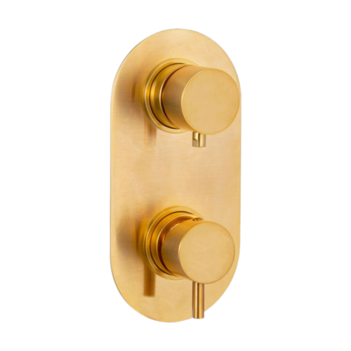 Смеситель для душа Daniel Tokyo TK612D2KBDP встраиваемый в стену золото