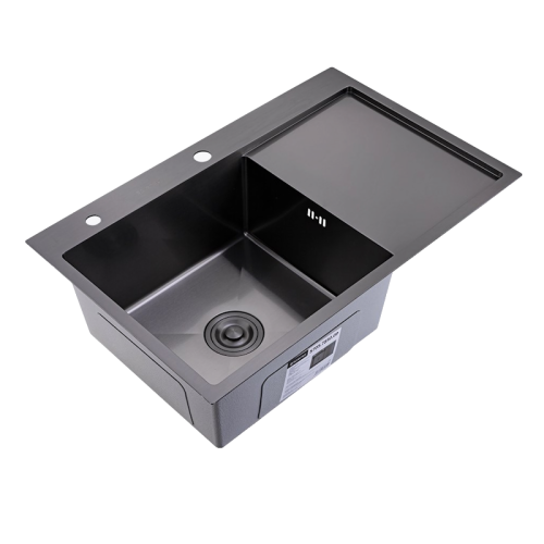 Кухонная мойка Splenka S705.7850.09 80х50 цвет серый поверхность матовая