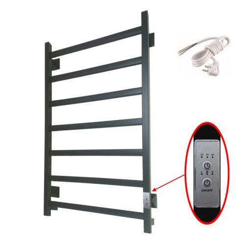 Полотенцесушитель электрический Тругор Пэк Пэк20кв/8050черный 55х80 черный