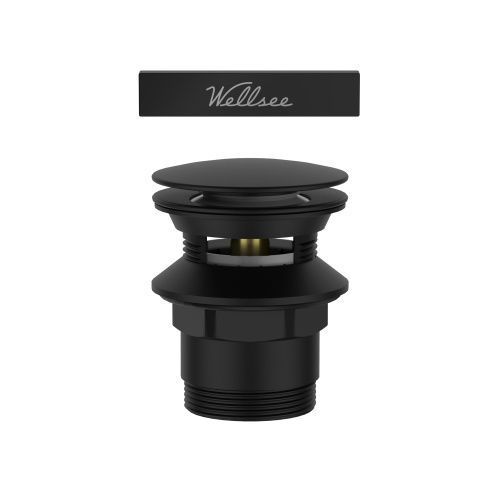 Слив-перелив для ванны Wellsee Useful Extras 231919000 черный