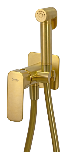 Гигиенический душ со смесителем Daniel TA645BP4DCDP золото