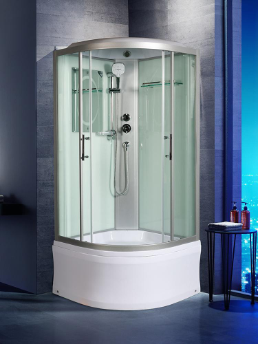 Душевая кабина WeltWasser WW500 10000003243 100х100 четверть круга с крышей ориентация универсальная