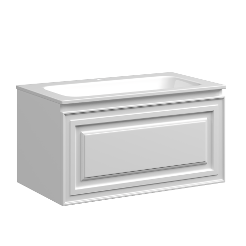 Тумба под раковину Sancos Very VR80W 80х40 подвесная цвет белый