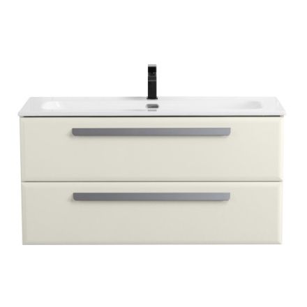 Тумба под раковину Cezares ECO-CER ECO-CER-N-1000-2C-SO-AS-P 100х50 подвесная цвет бежевый