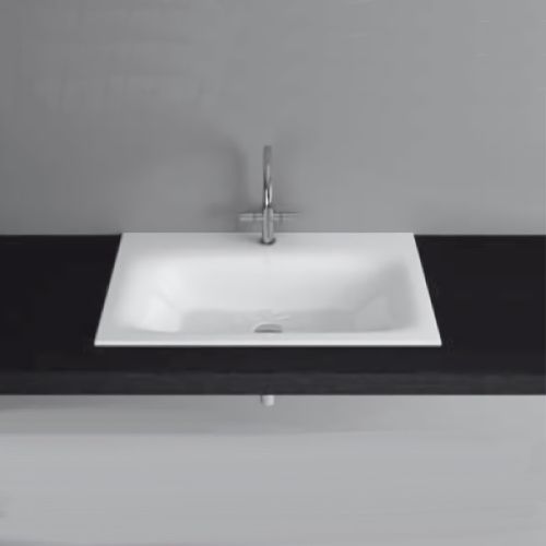 Раковина из нержавеющей стали Bette A161-000 HLW1 80 см встраиваемая цвет белый 1 отверстие под смеситель