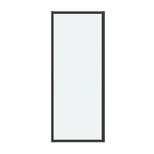 Боковая стенка Grossman Cosmo 200.K33.02.100.21.00 100х195 стекло прозрачное профиль черный