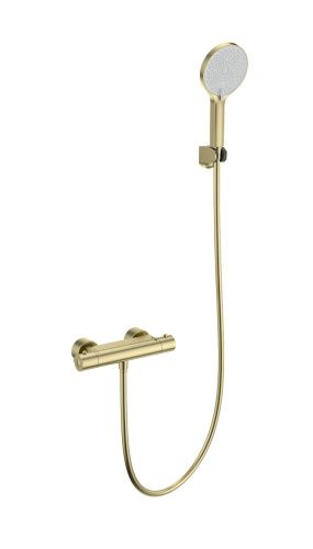 Смеситель для душа Wonzon & Woghand Inn WW-B2003-A-BG настенный золото с термостатом