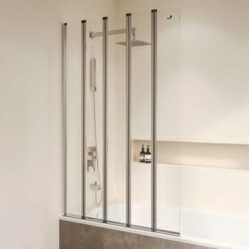 Душевая шторка на ванну RGW Screens 03112112-11 120х150 стекло прозрачное профиль хром ориентация универсальная