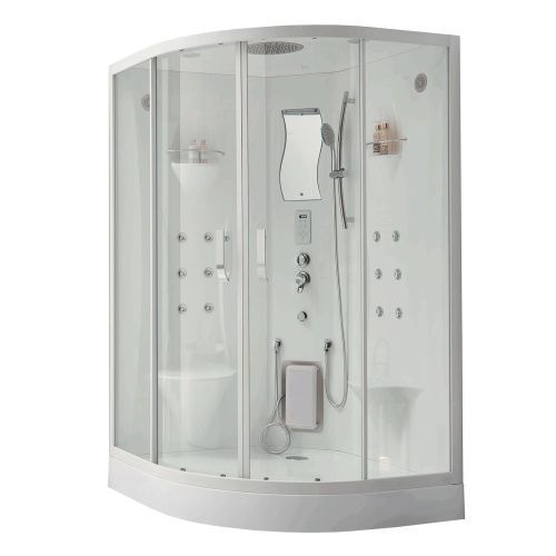 Душевая кабина SSWW WU108A 120х120 четверть круга с крышей ориентация универсальная