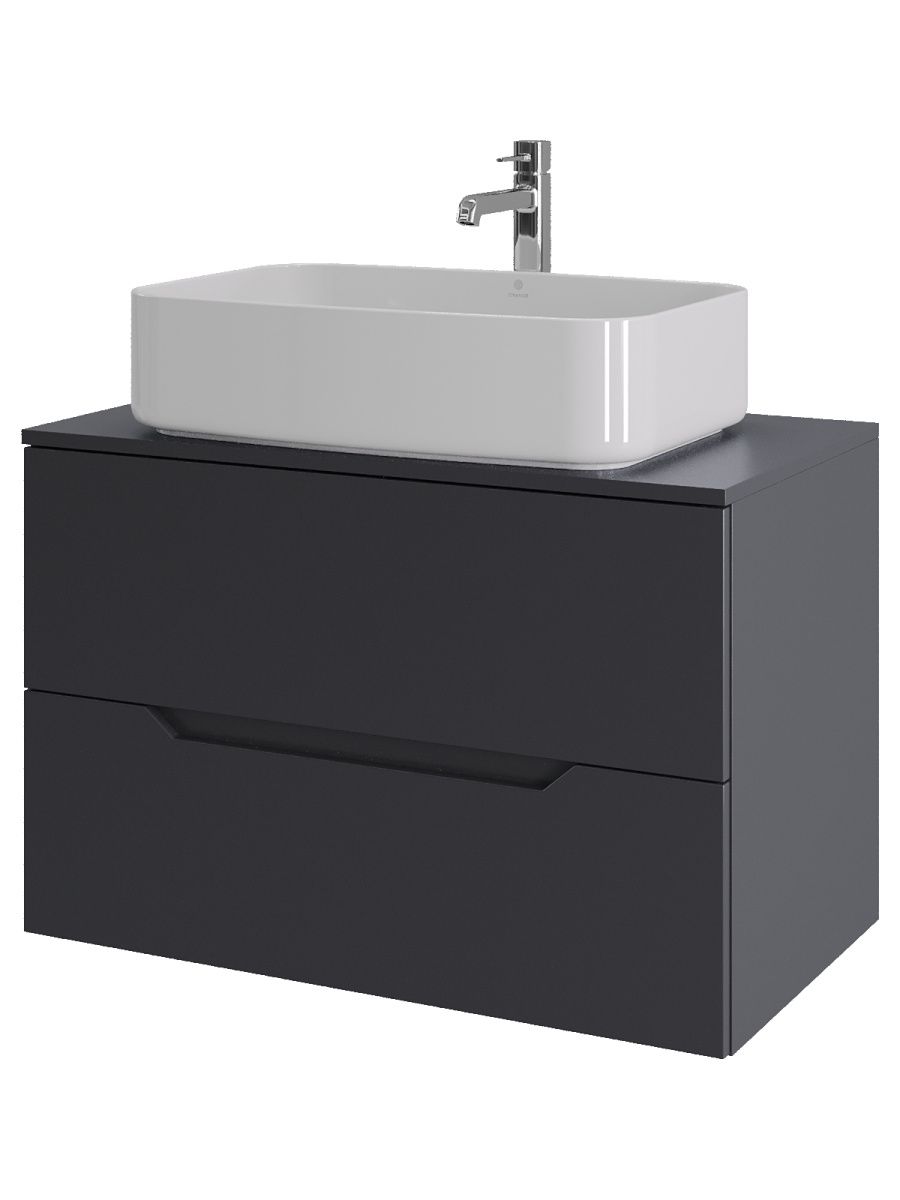 Тумба с раковиной Orange Line Li-80TugMDF+B07-600W 80х50