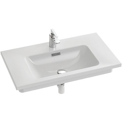 Раковина керамическая Jacob Delafon Vox EXAE112-Z-00 80х50 подвесная цвет белый 1 отверстие под смеситель