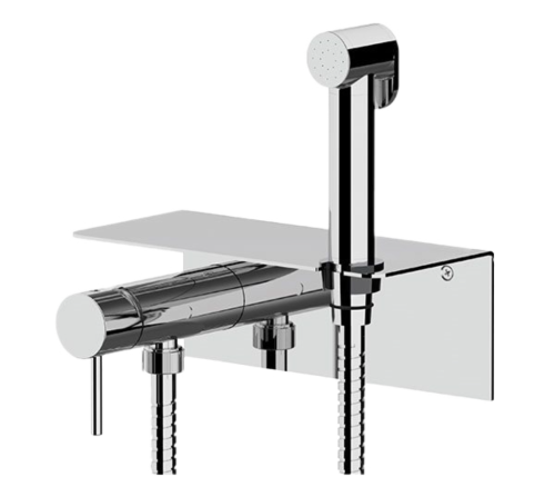Гигиенический душ со смесителем Remer X65C25TW хром