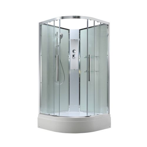 Душевая кабина AvaCan EM EM3011NT 110х110 четверть круга без крыши ориентация универсальная
