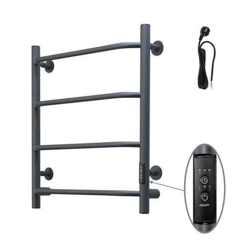 Полотенцесушитель электрический Тругор Пэк сп Пэксп6/6050графитВГП 55х60 серый