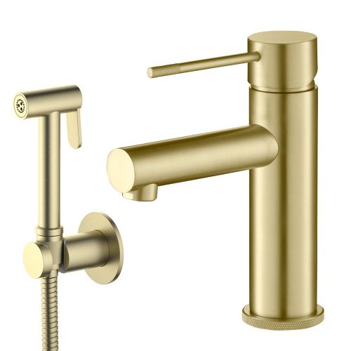 Смеситель Timo Saona 2360/17G на раковину золото